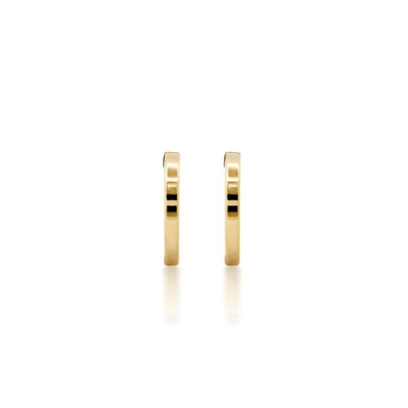 AdornA Jewelry - Sleek Gold 14K (or 18k upon request) Gold Lightweight Hoop Earrings